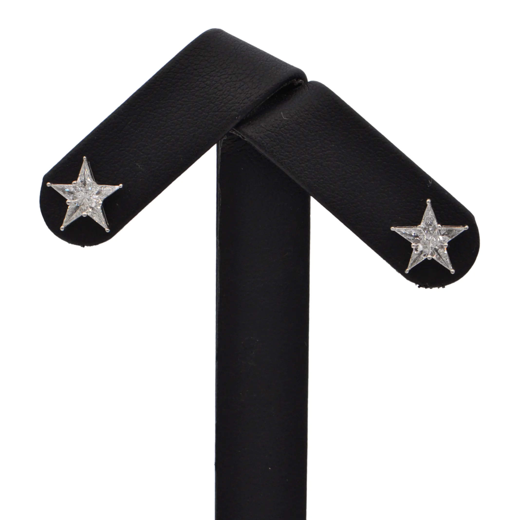 0.89ct Illusion Set Diamond Star Stud Earring