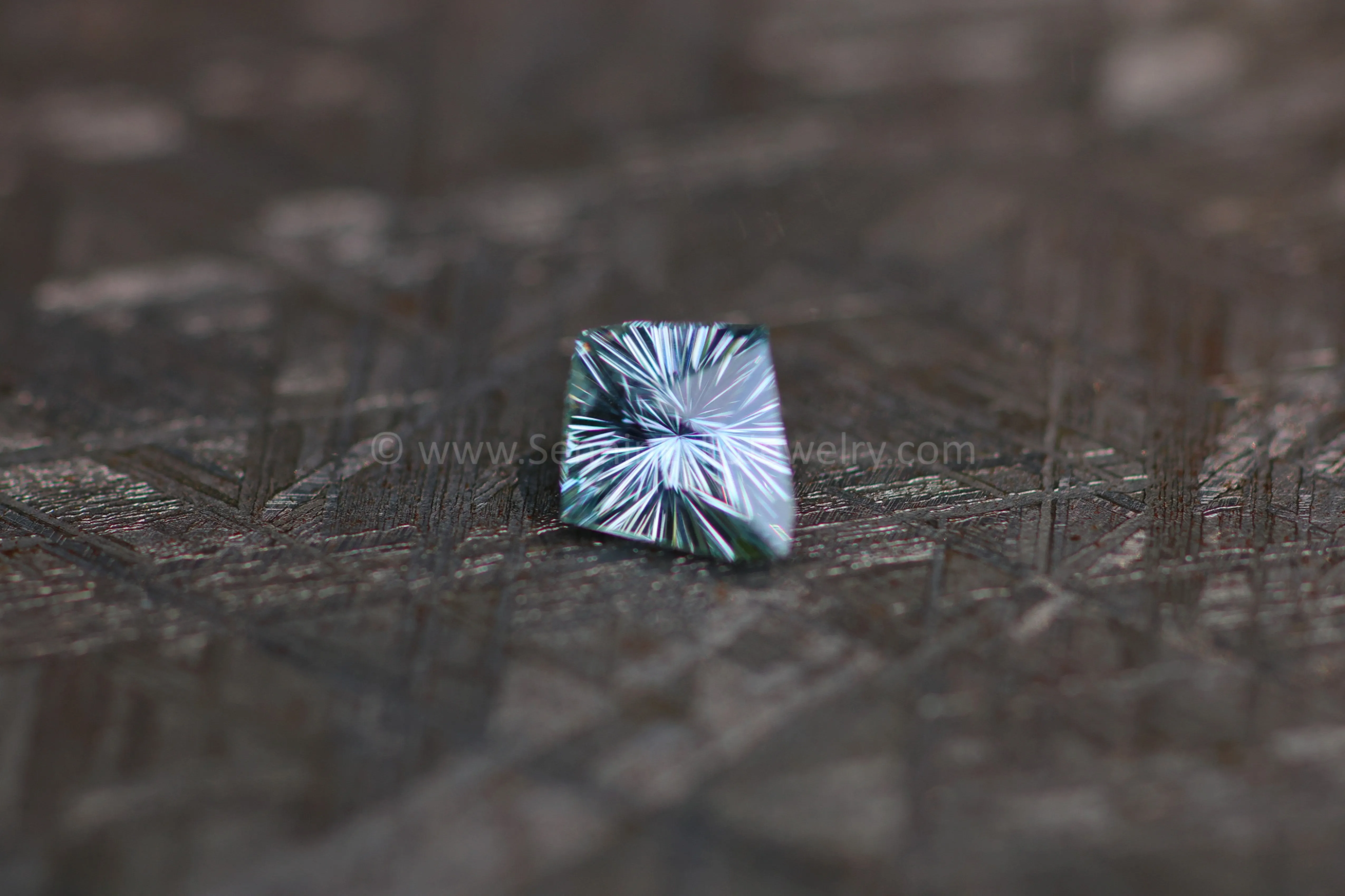 1.3 Carat Silvery Blue Sapphire Kite - 8.1x7.4mm