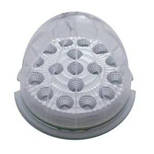 17 LED Dual Function Reflector Cab Light - Amber LED/Clear Lens