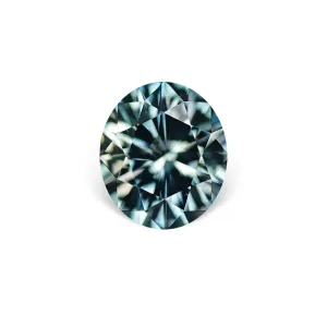 1.78CT OVAL PRECISION CUT MONTANA SAPPHIRE, MIXED MULTI LIGHT BLUE, 7.6X6.5MM