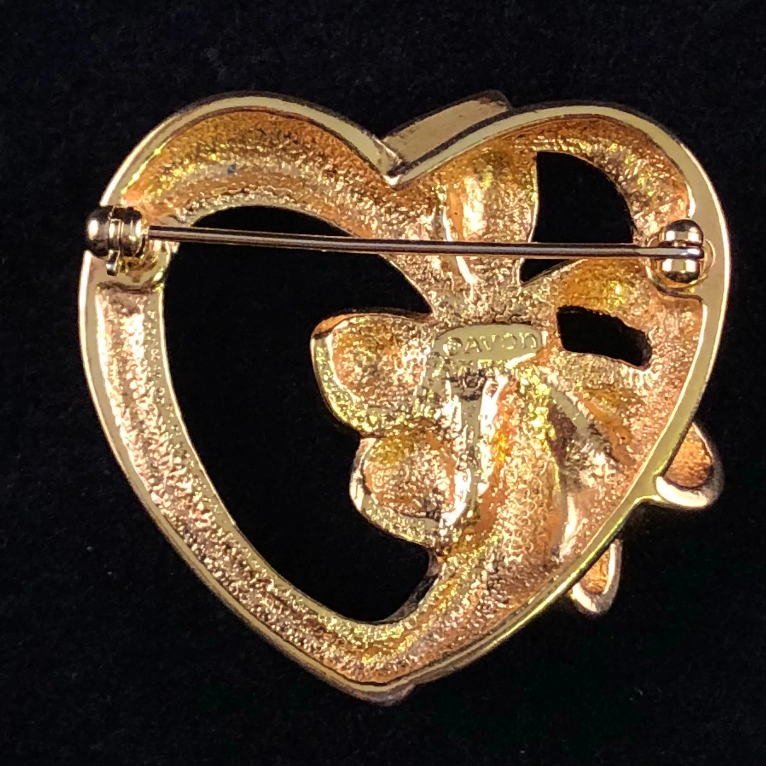 1992 Avon November Birthstone Heart