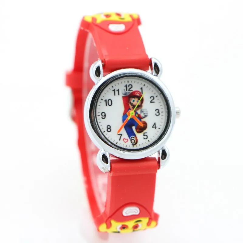 3D Cartoon Desgin Fashion Watches Children Kids Watch Clock Boys Gift Casual Quartz Wristwatch Relojes Kol Saati