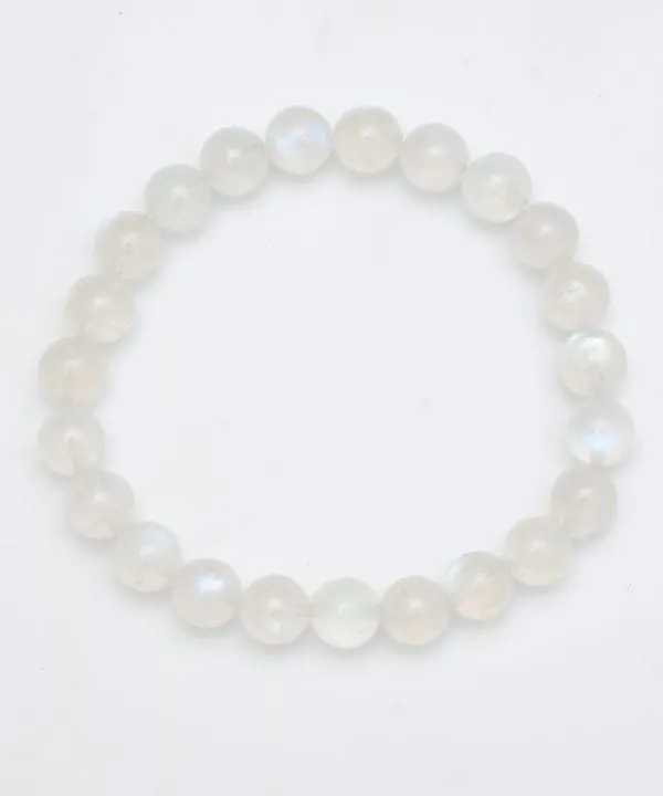 8mm Rainbow Moonstone Bracelet