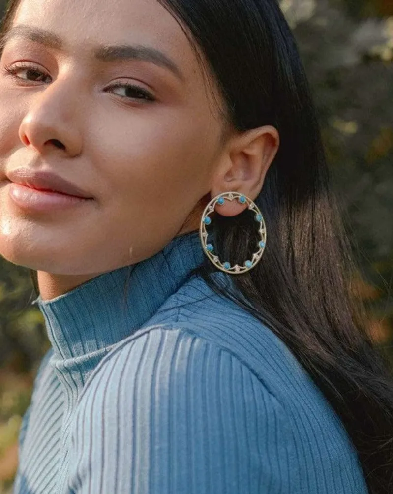 Akira Turquoise Earrings