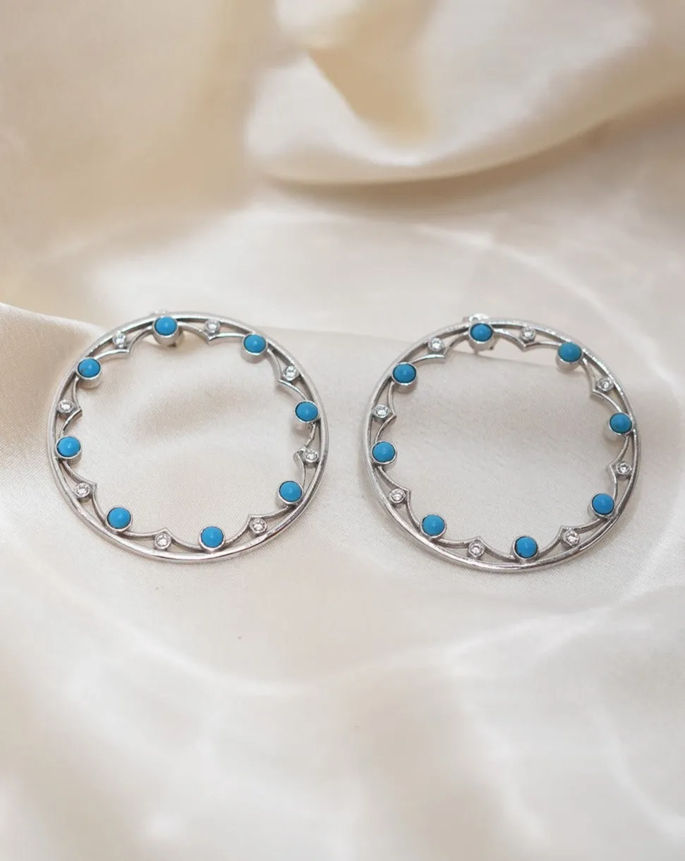 Akira Turquoise Earrings