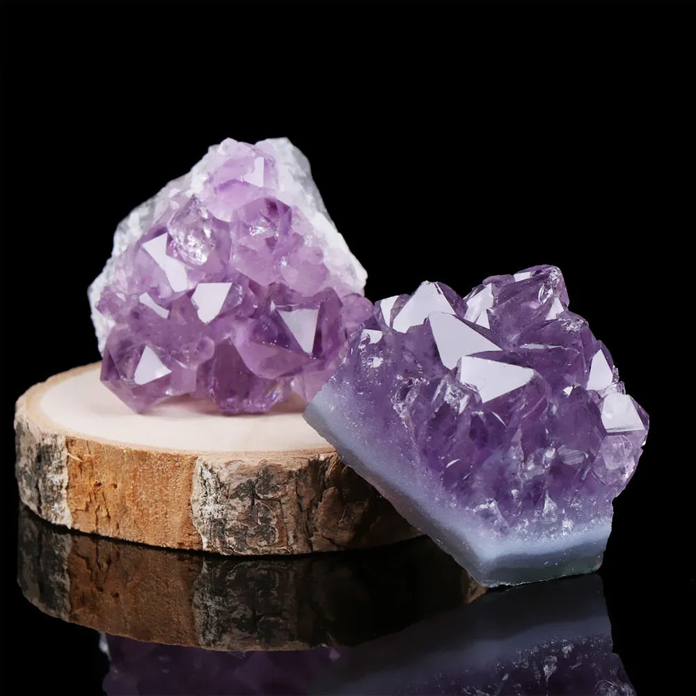 Amethyst Cluster Quartz Crystal