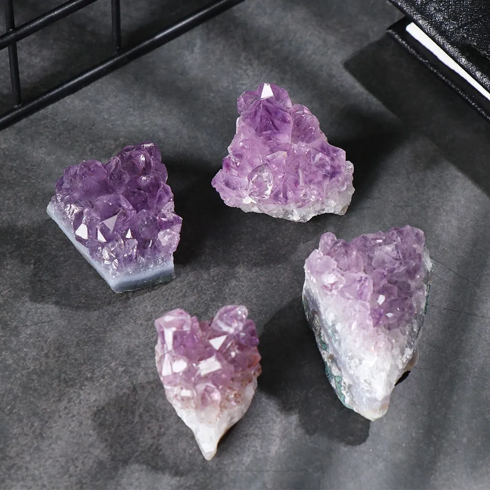 Amethyst Cluster Quartz Crystal