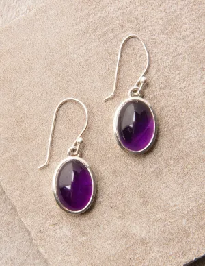 Amethyst Drop Earrings