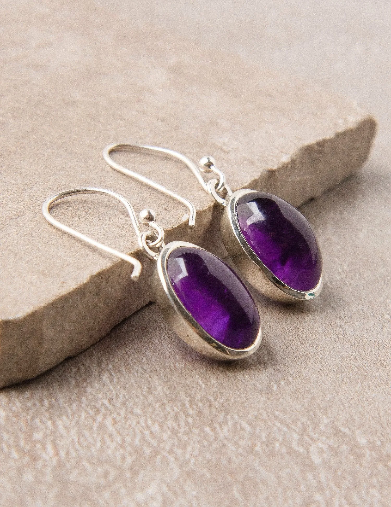 Amethyst Drop Earrings