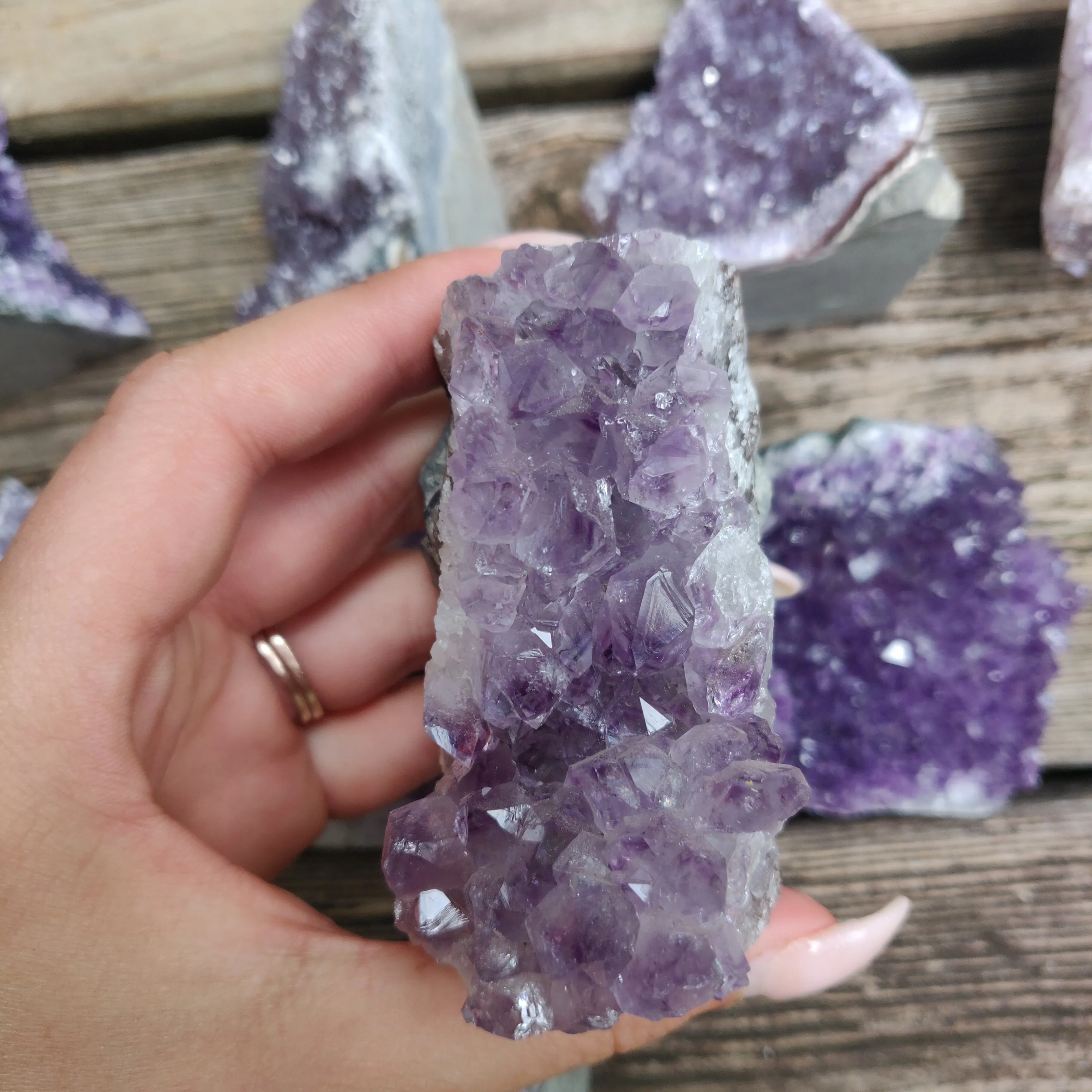 Amethyst Geode Free Form, Cut Base (#17)