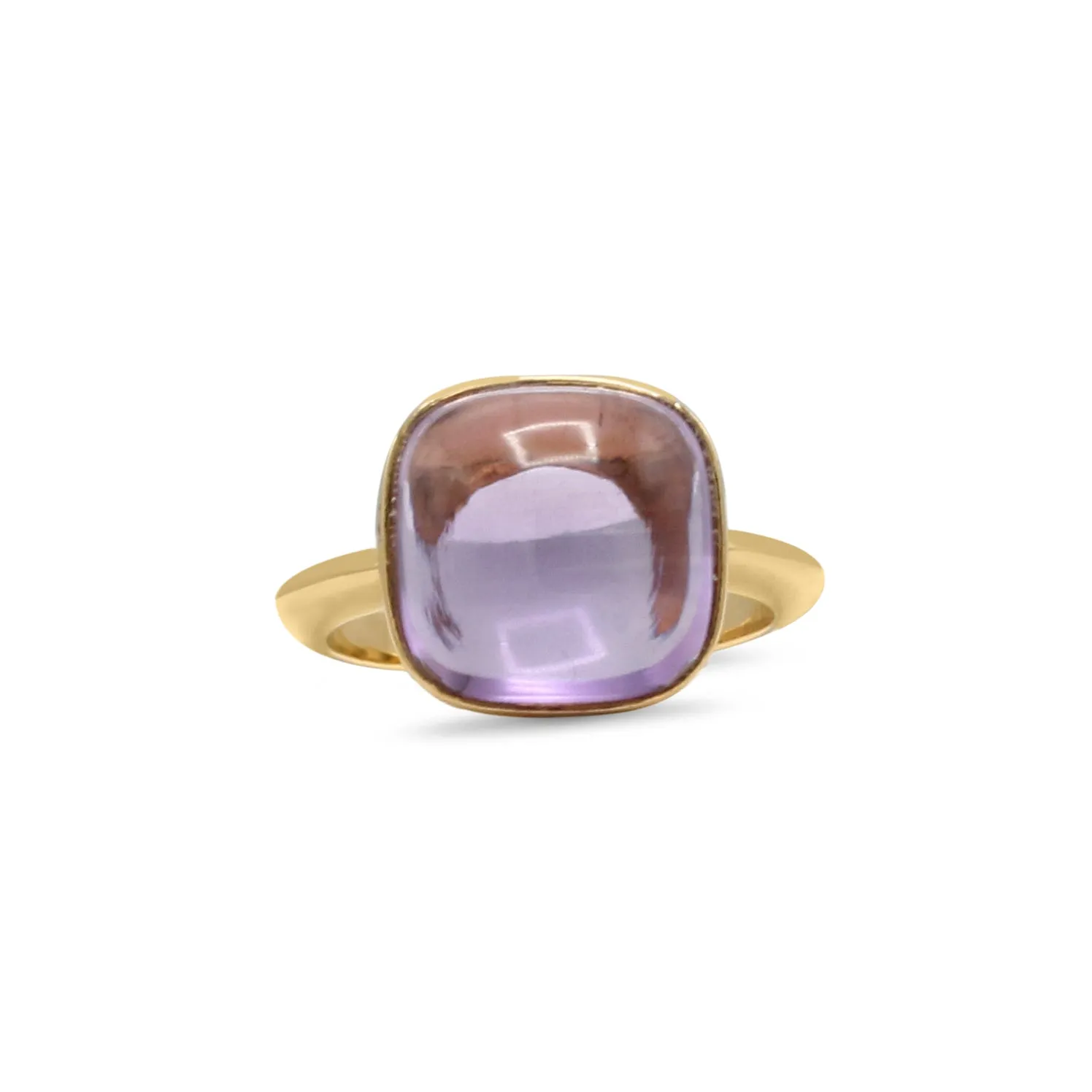 Amethyst Ring - 18ct Yellow Gold