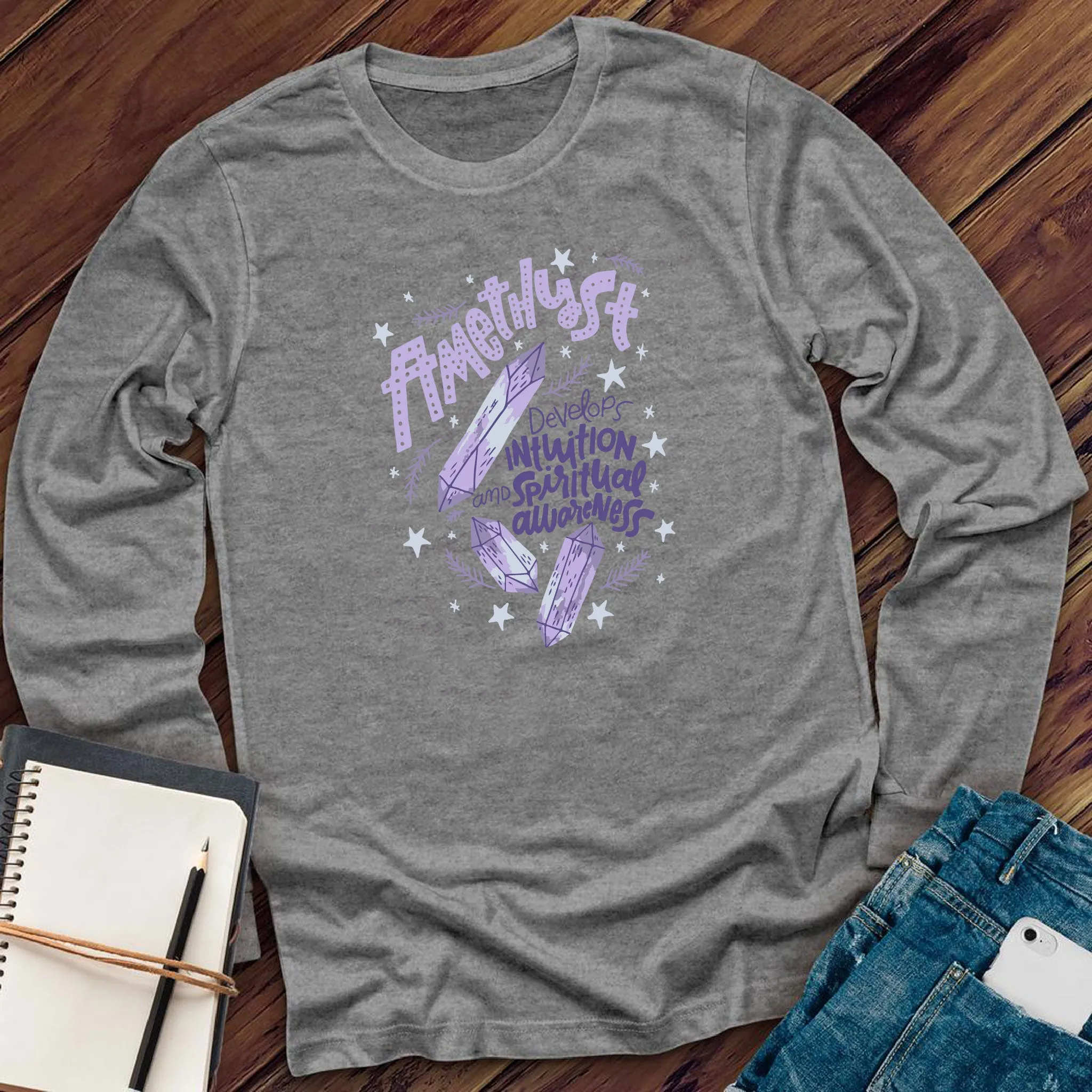 Amethyst Spiritual Awareness Long Sleeve