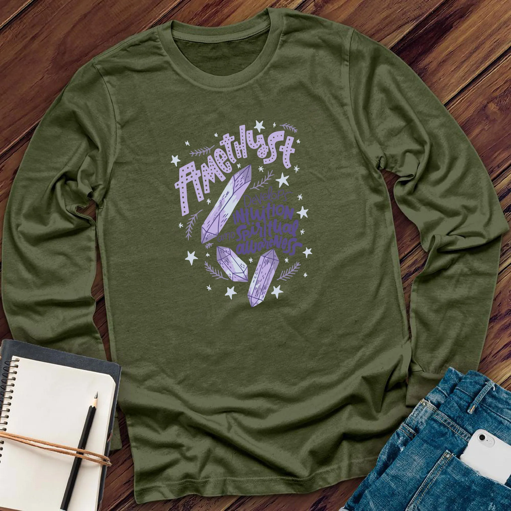 Amethyst Spiritual Awareness Long Sleeve