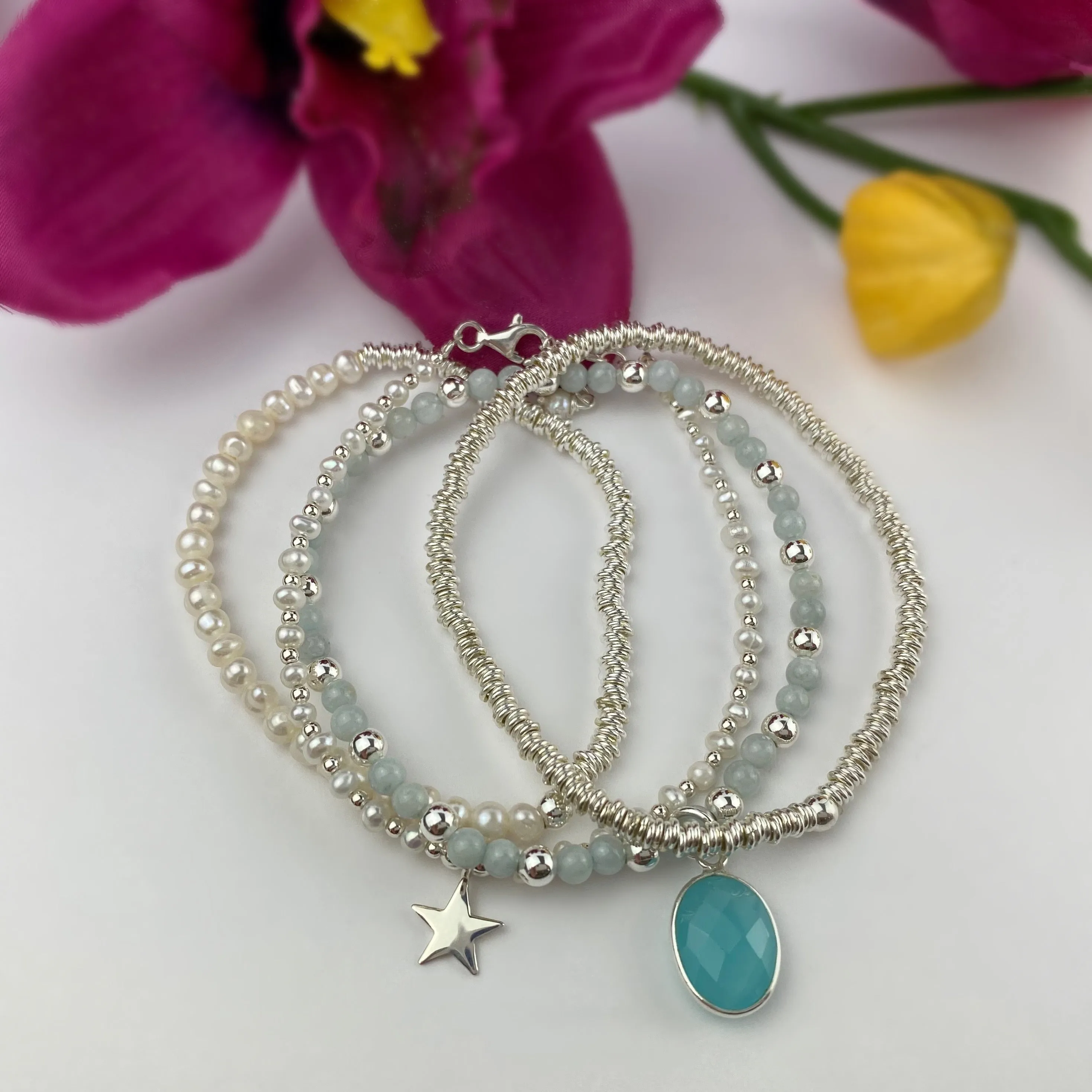 Aqua Quartet Bracelet - SBRC1531