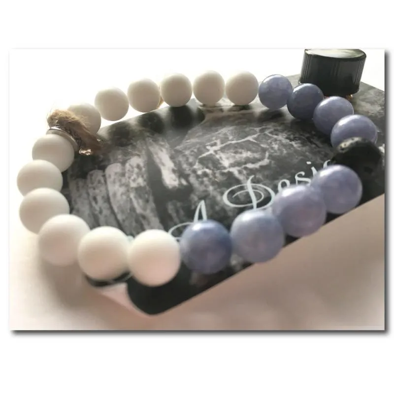 Aquamarine, White Onyx, Lava Gemstones   Young Living Essential Oil