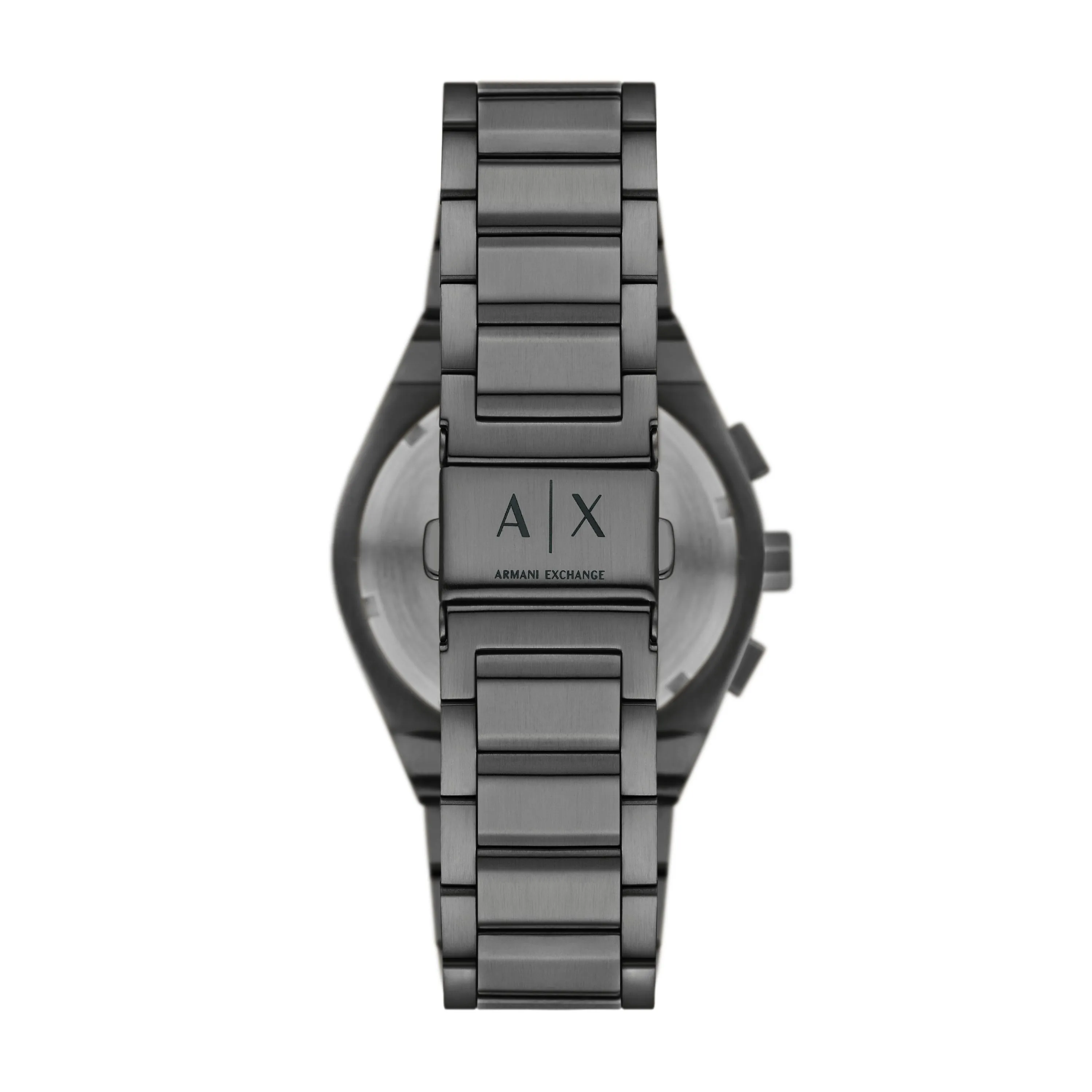 Armani Exchange Chronograph Gunmetal Stainless Steel Watch AX4182