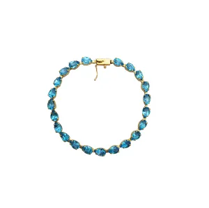 Blue Topaz Bracelet (14K)