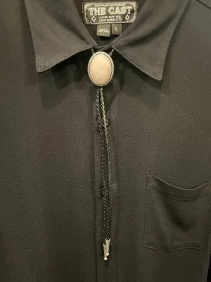 BOLO TIE (PEARL ONYX)