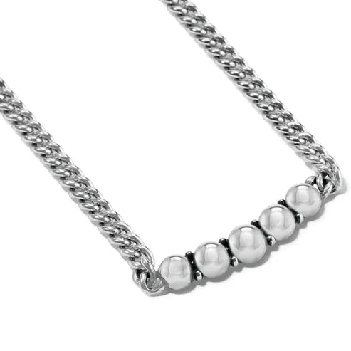 Brighton | Pretty Tough Chain Collar Necklace in Silver Tone