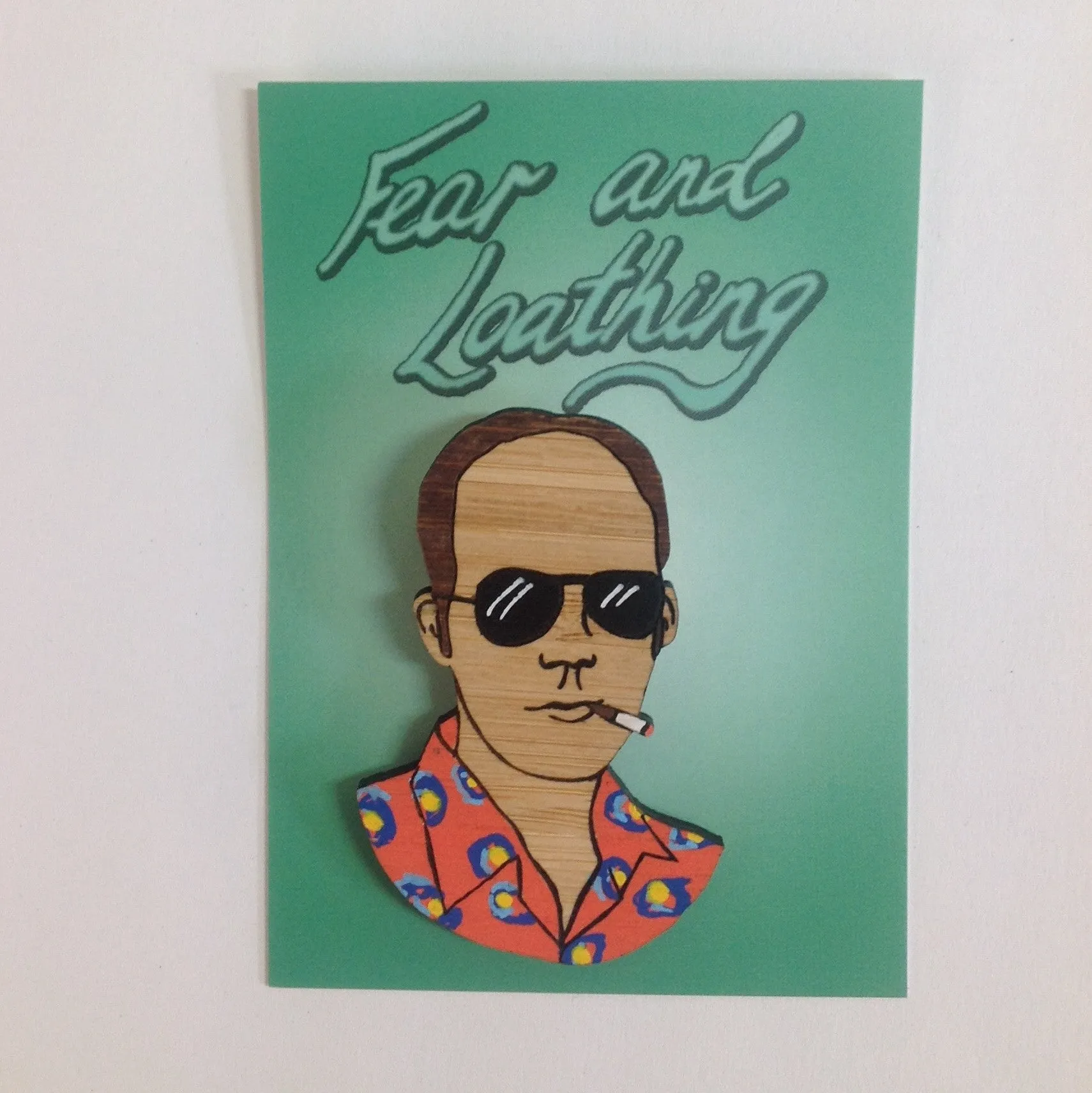 Brooch: Hunter S. Thompson