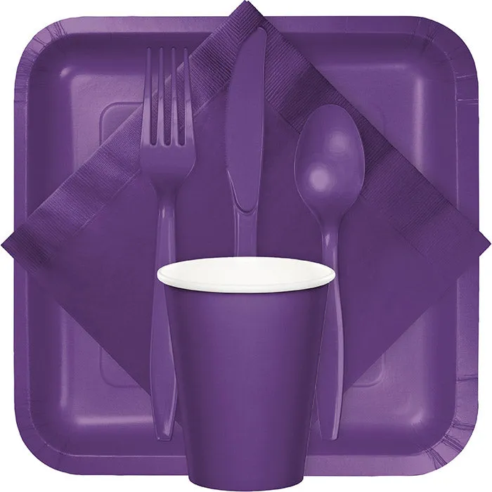 Bulk Amethyst Purple Dinner Napkins 2 Ply (600 per Case)