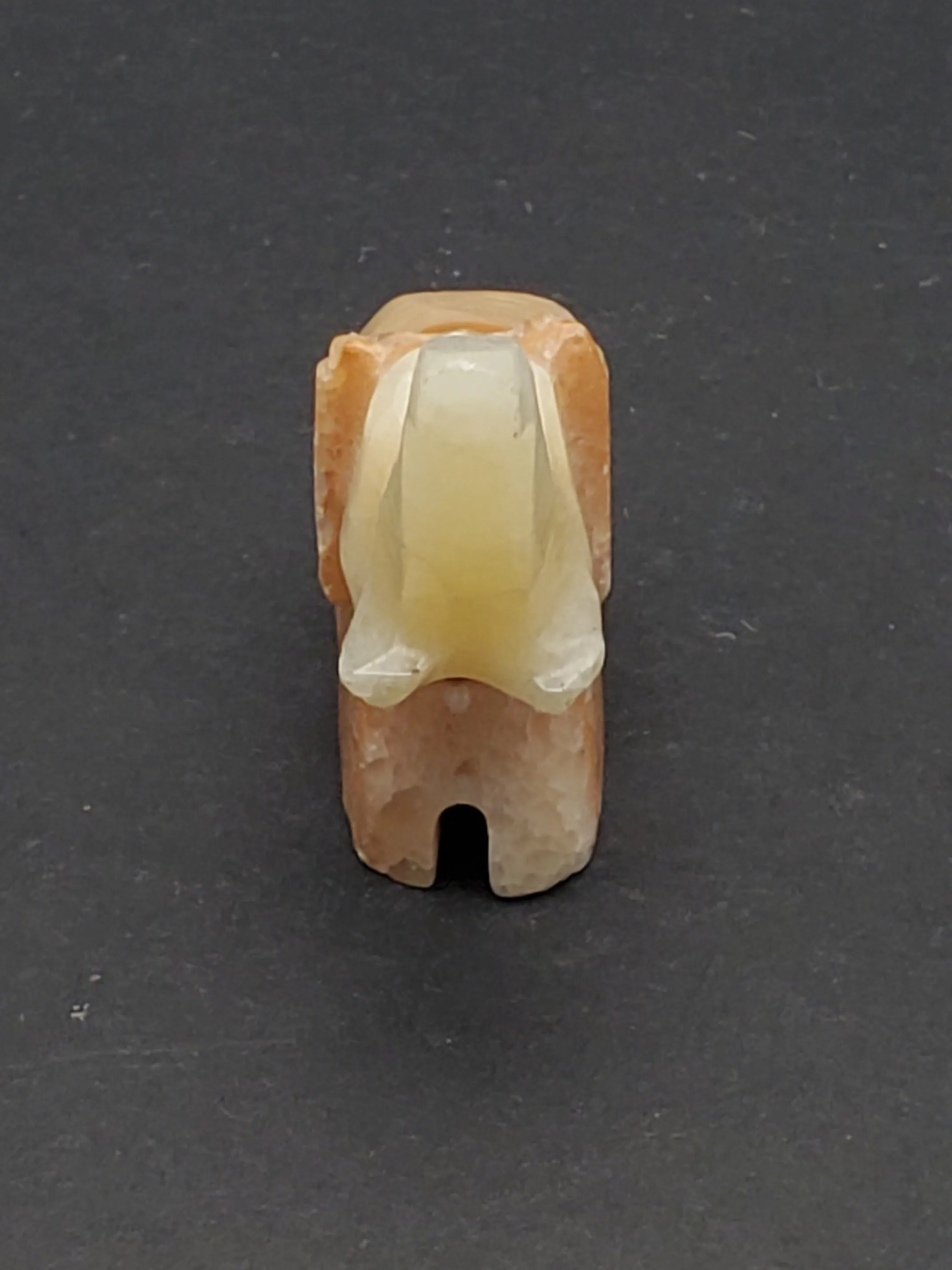 Carved Onyx Elephant Figurine