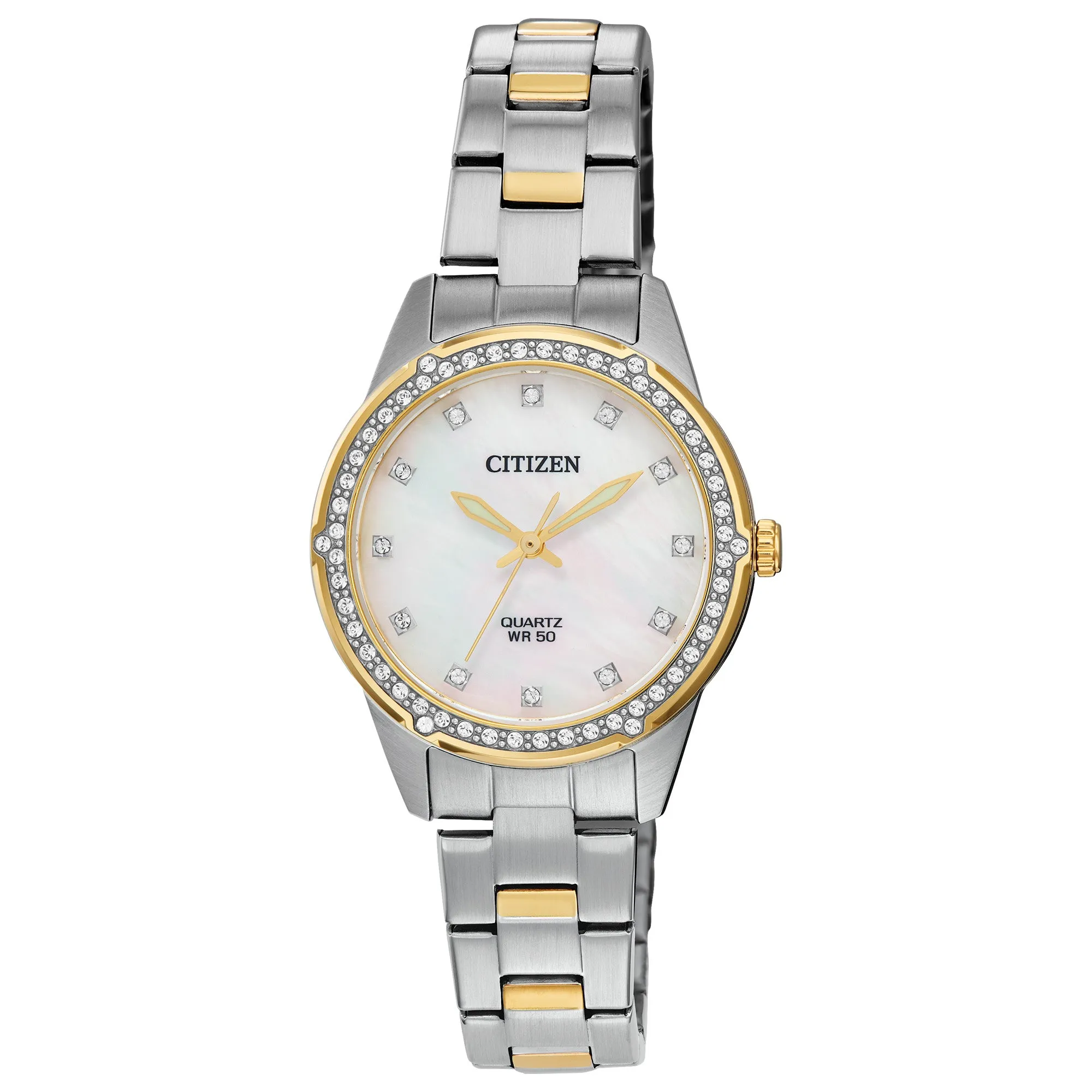 Citizen Womens 30mm White Dial Quartz Watch ER0224-51D