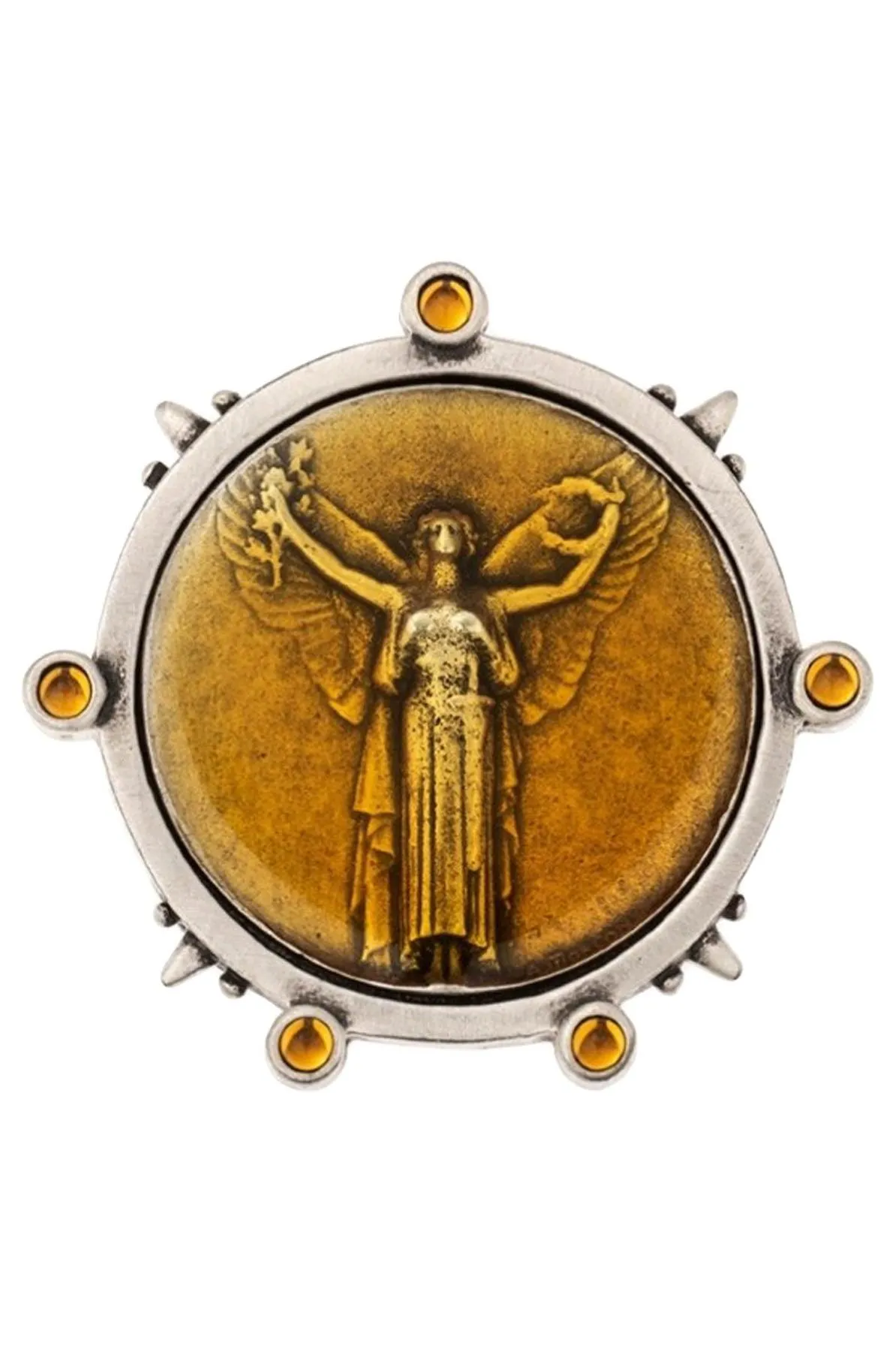 Civilization Medallion Brooch