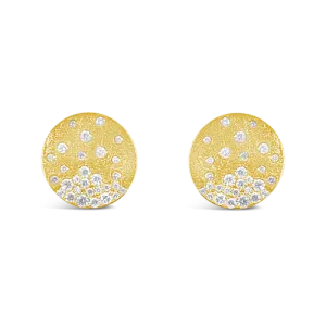 Diamond Confetti Disc Earrings