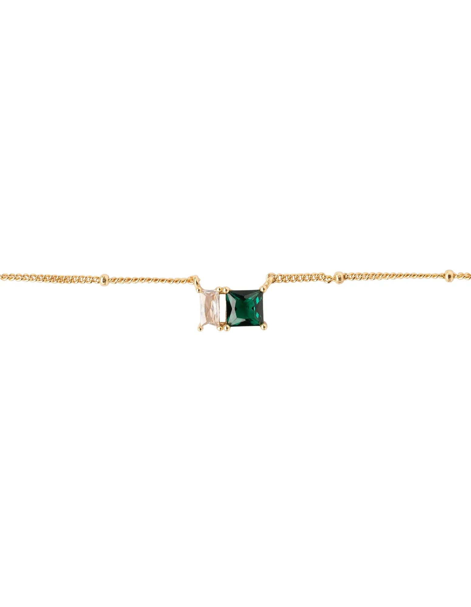 Elly Lou Celestial Necklace- Green