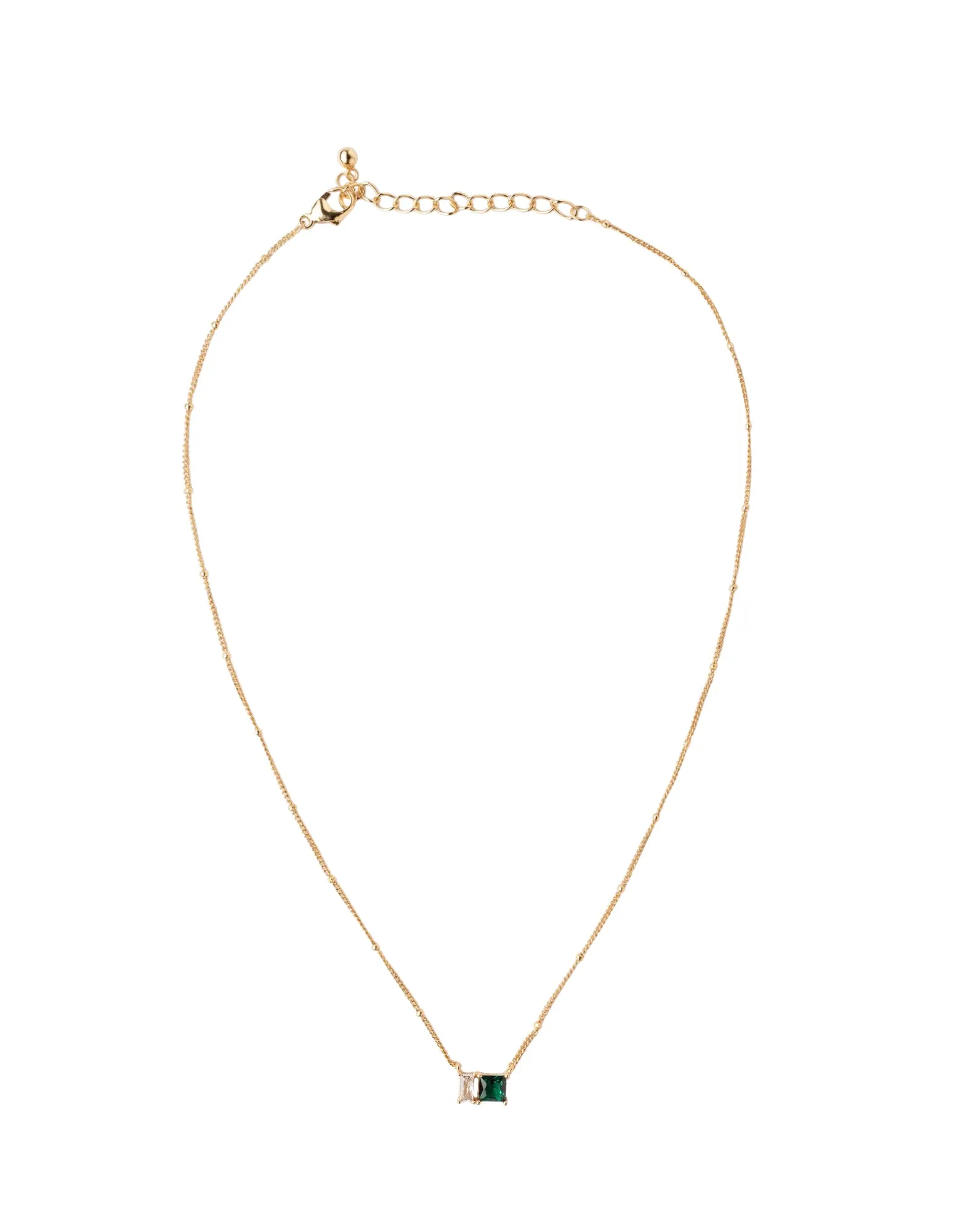 Elly Lou Celestial Necklace- Green