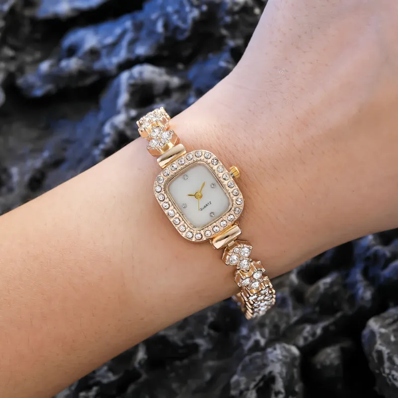 Fashion Luxury Full Diamond Ladies Bracelet Watch Ladies Ladies Clock