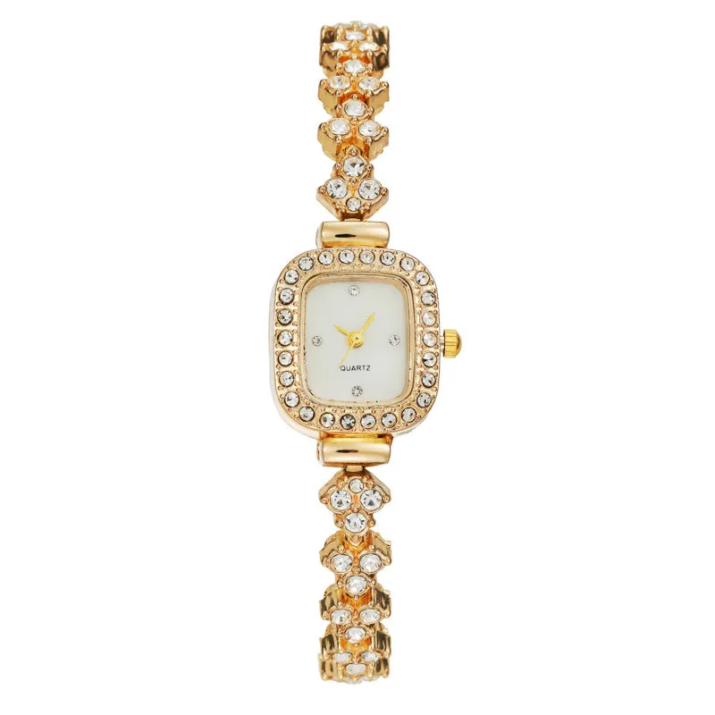 Fashion Luxury Full Diamond Ladies Bracelet Watch Ladies Ladies Clock