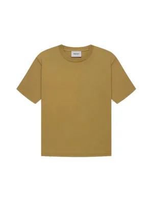 Fear Of God Essentials Back Logo Boxy Tee Amber (FW21)