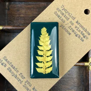 Fern Domino Piece Brooch