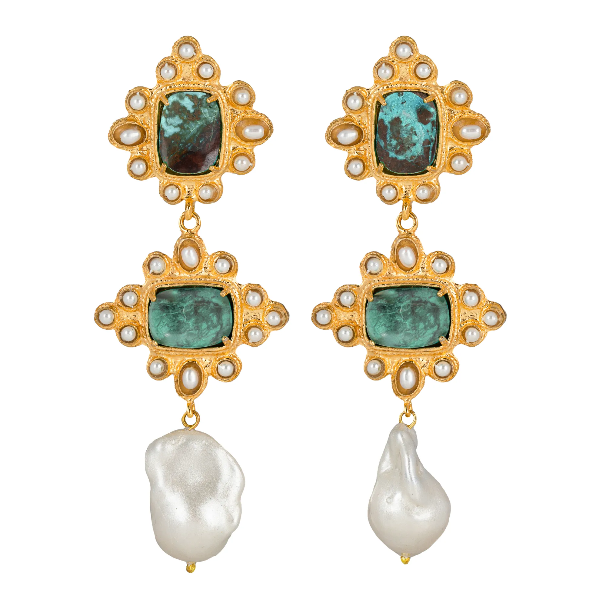 Graciela Earrings Turquoise