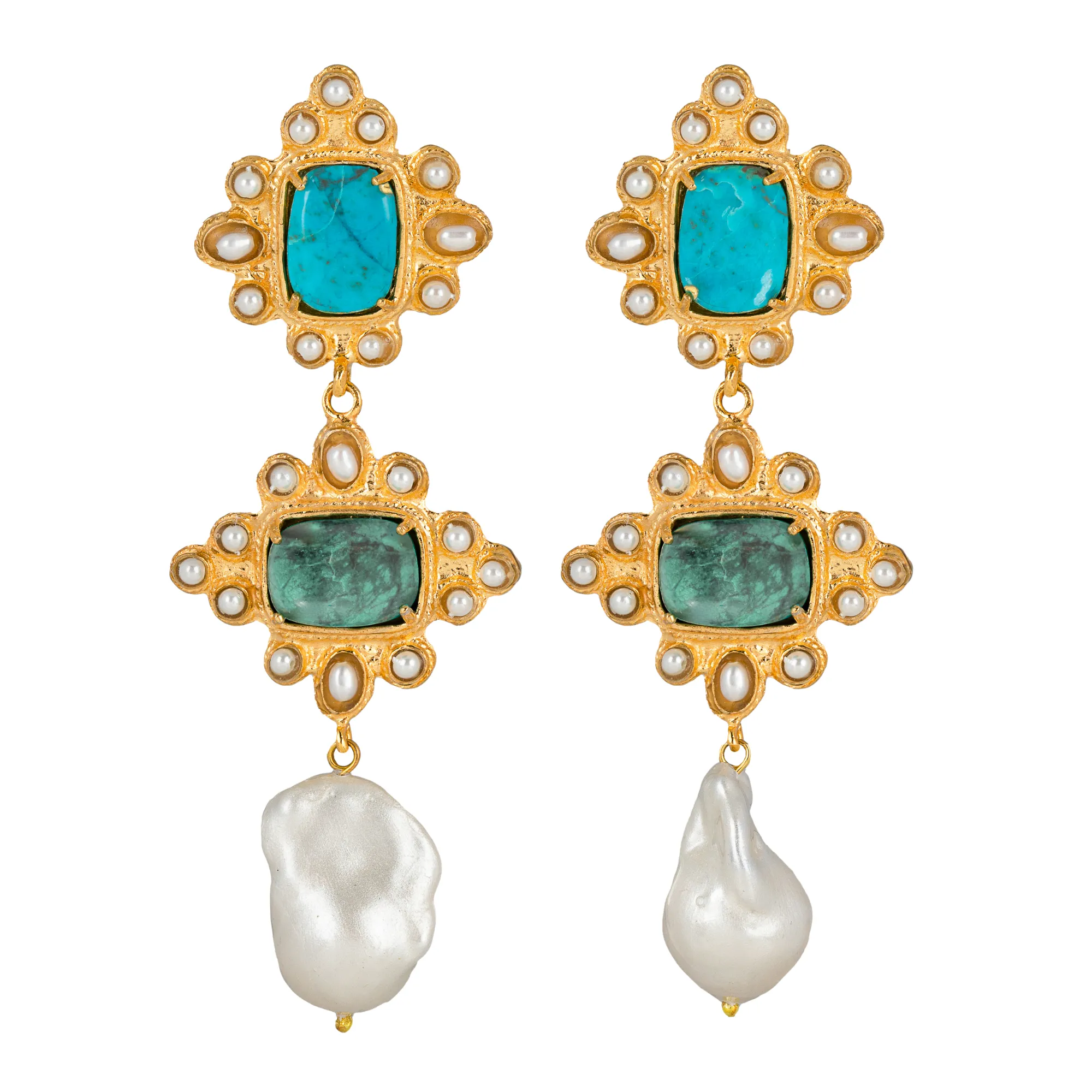 Graciela Earrings Turquoise