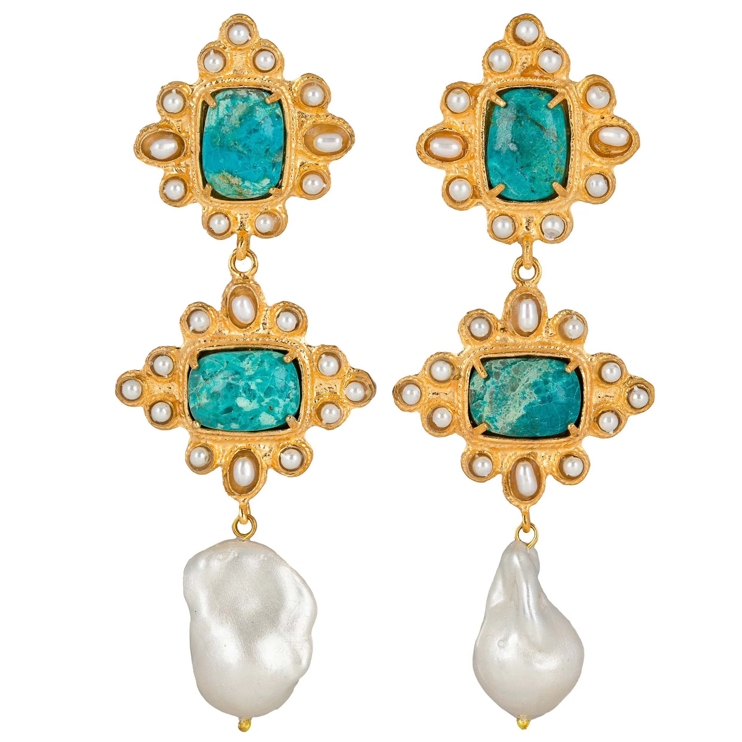 Graciela Earrings Turquoise