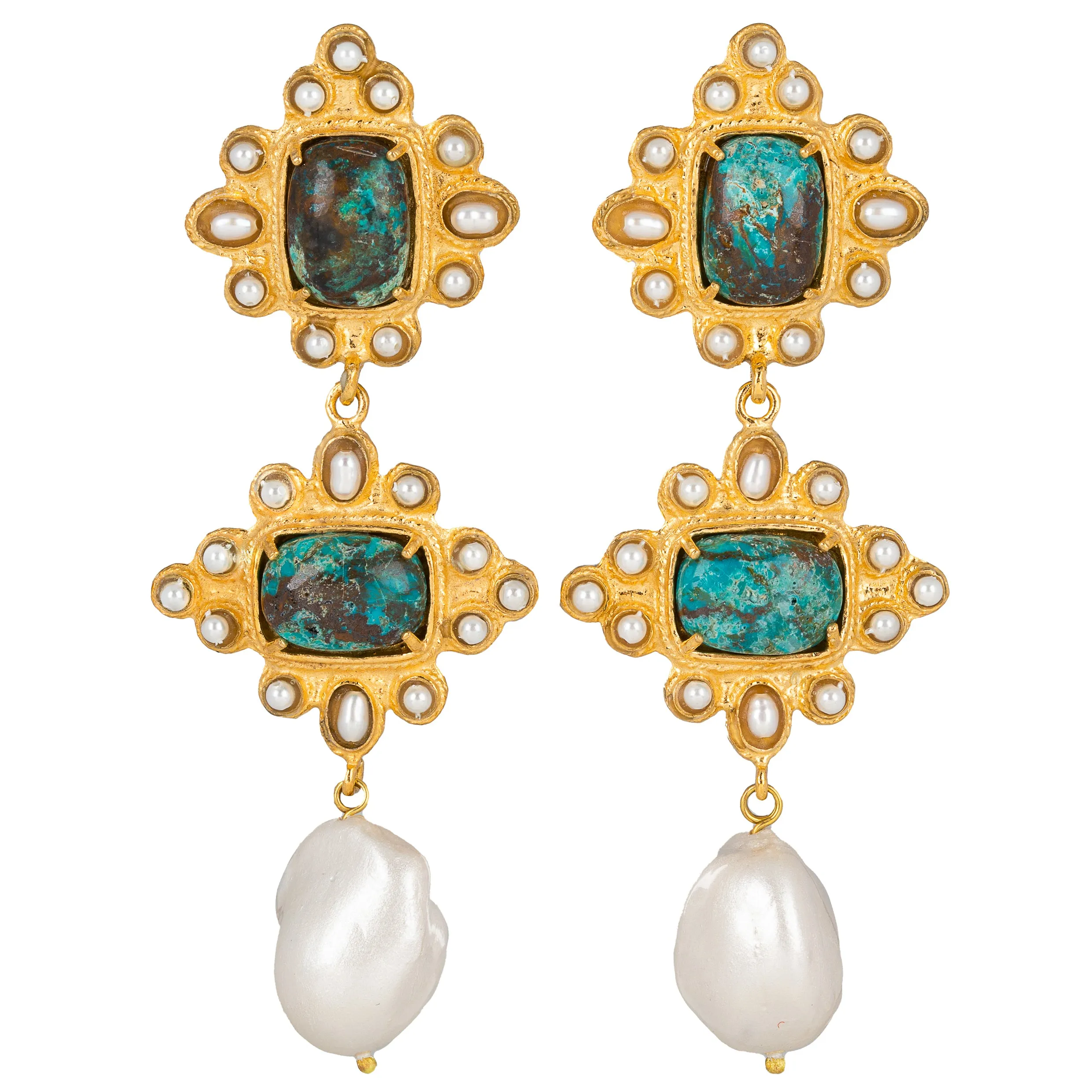 Graciela Earrings Turquoise