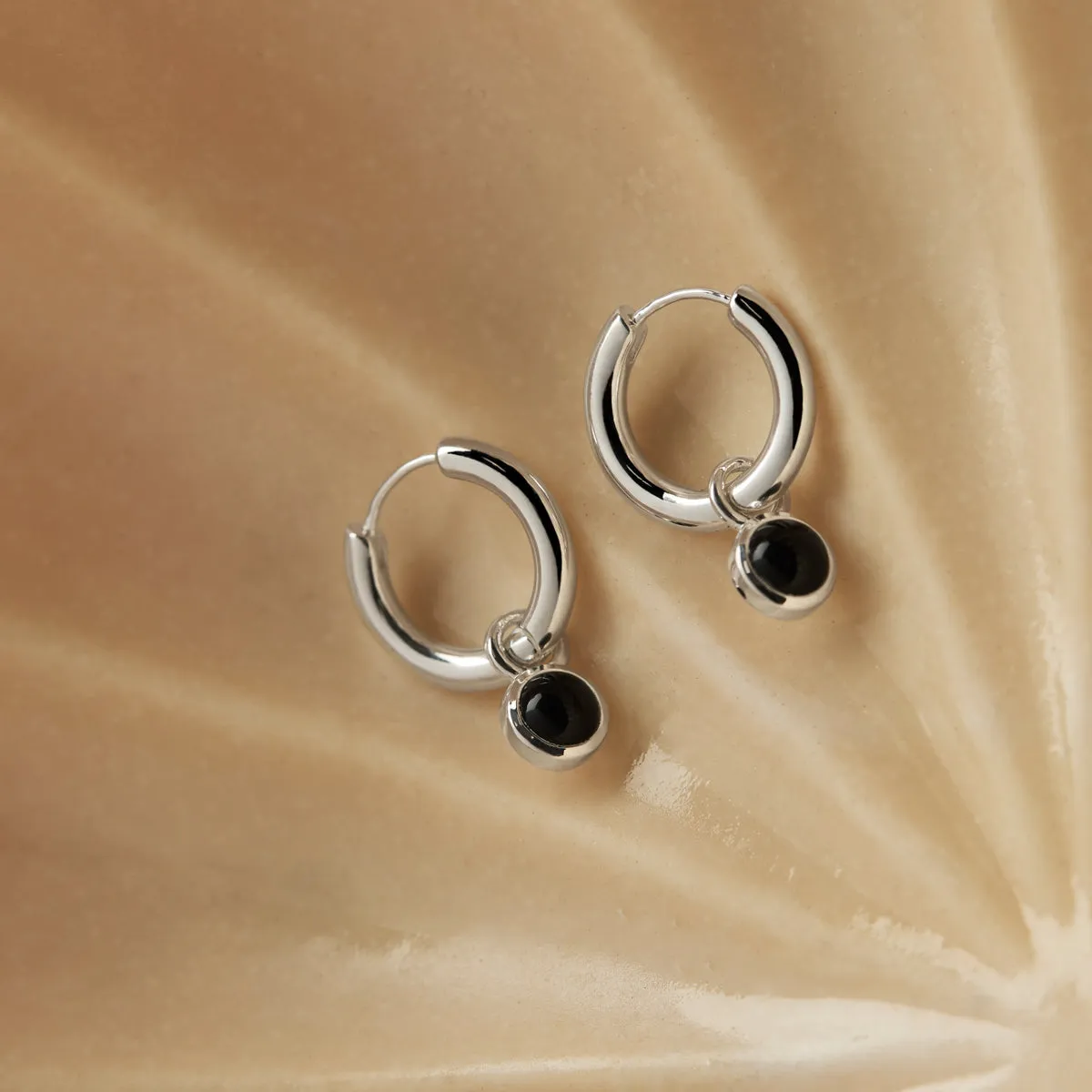 Heavenly Onyx Earring | Sterling Silver