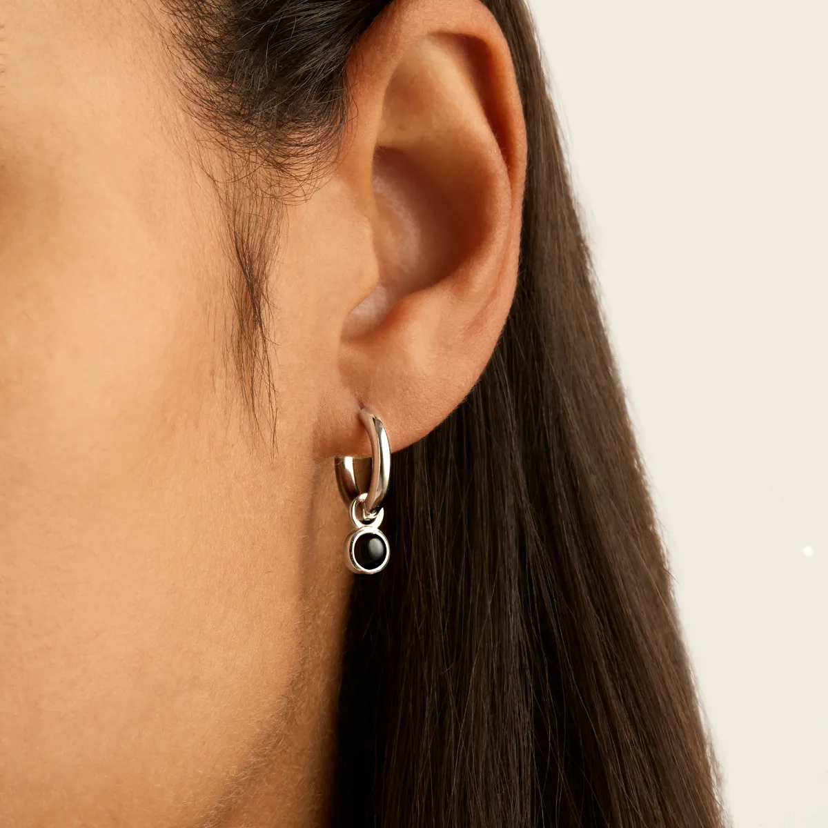 Heavenly Onyx Earring | Sterling Silver