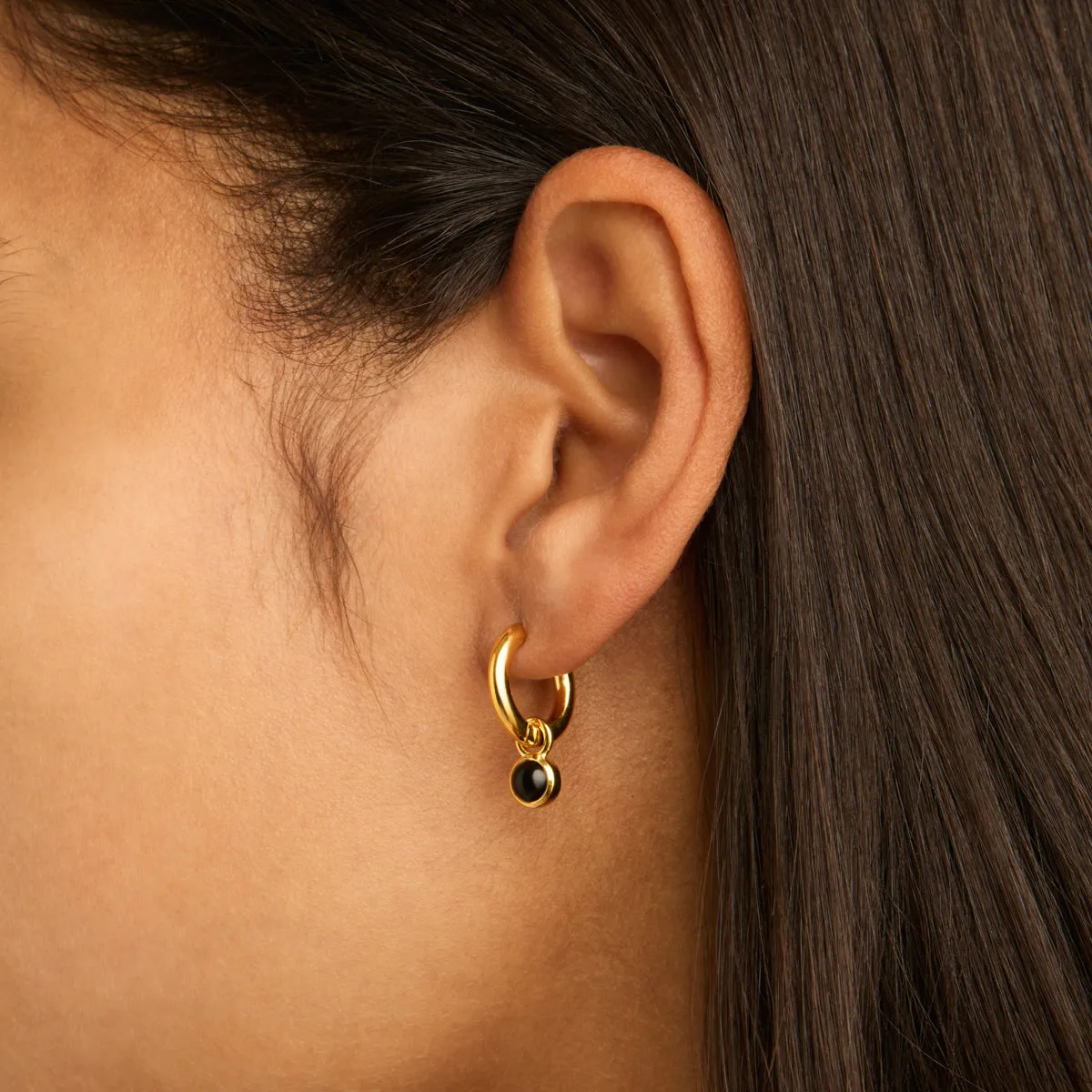 Heavenly Onyx Earring