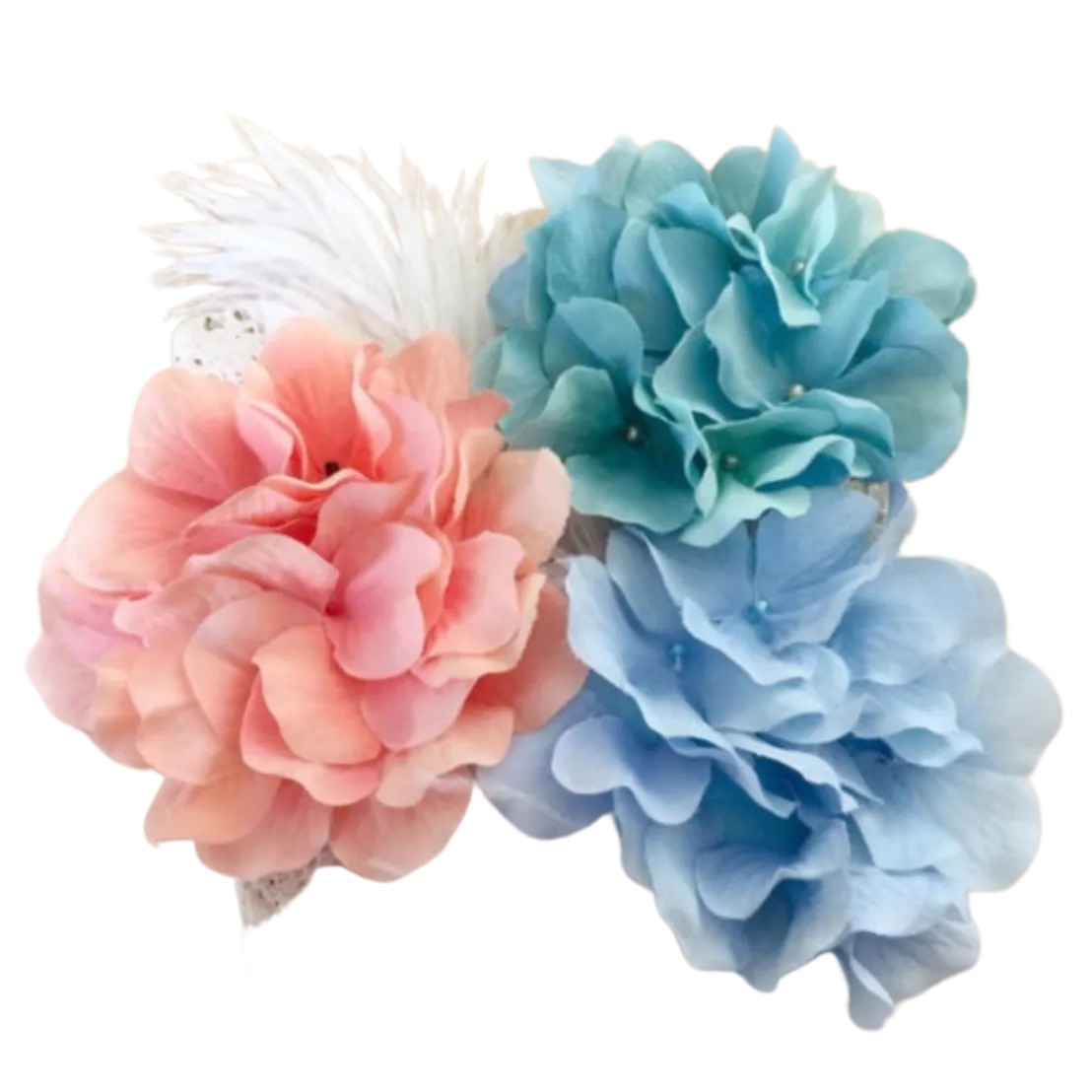 Hydrangea Brooch | Hair Clip | Flower Fascinator