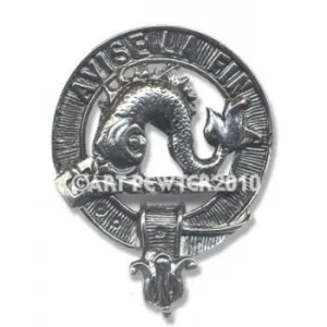 Kennedy Clan Crest Brooch