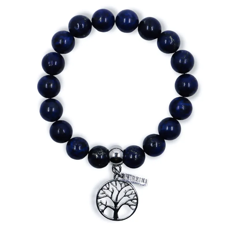 Lapis Lazuli Gemstone Charm Bracelet