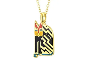 Laurel Burch™ Aztec Cat Pendant - SALE! - 25% OFF!  LOW STOCK