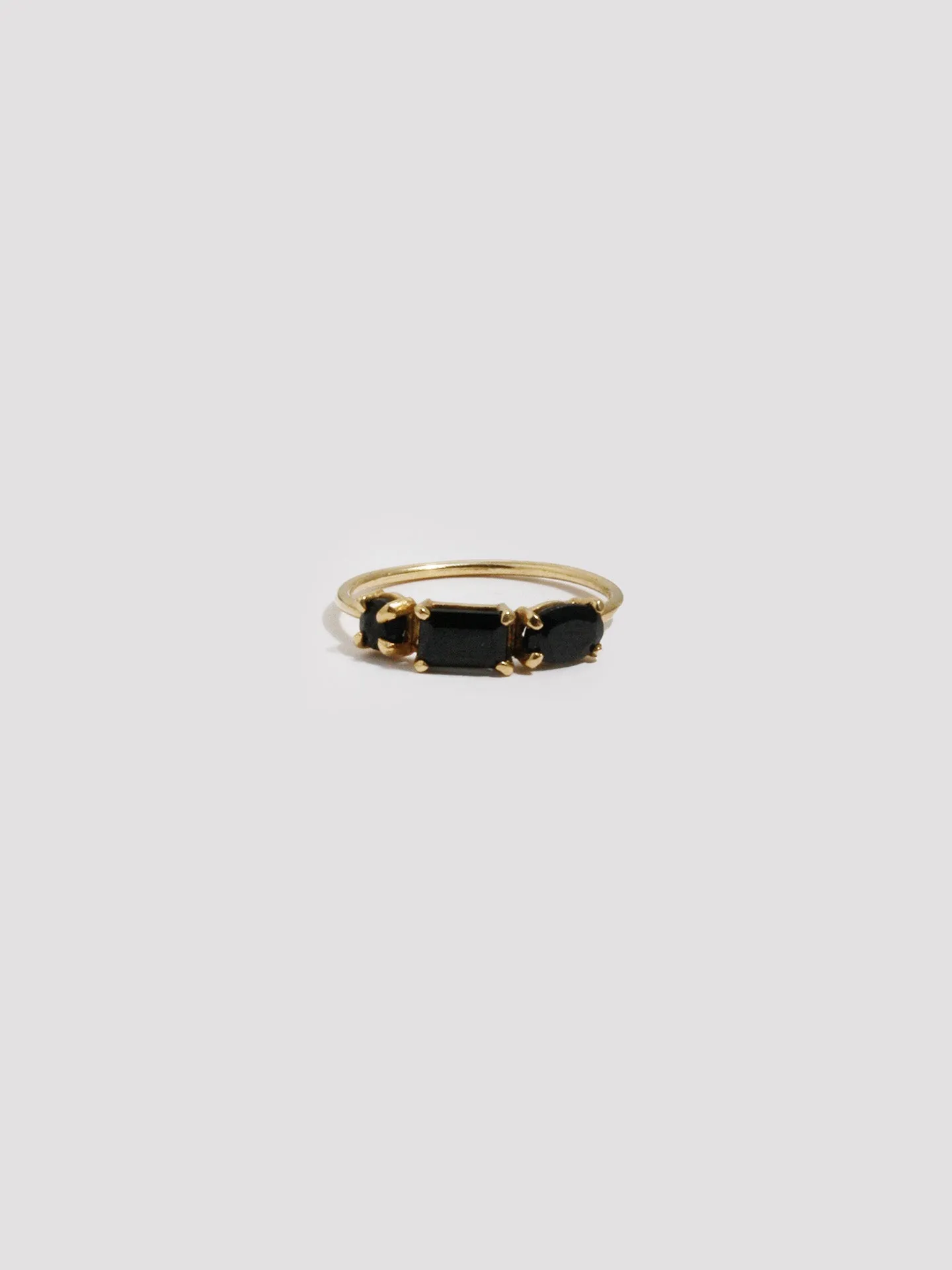 Multi-Faceted Onyx Ring - Archival Collection