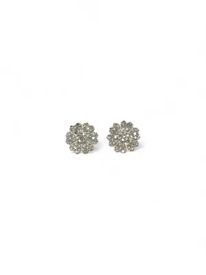 NATURAL DIAMOND IN K WG JEAN EARRINGS