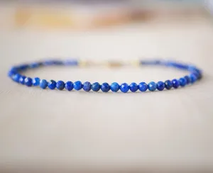 Natural Lapis Lazuli Beaded Bracelet