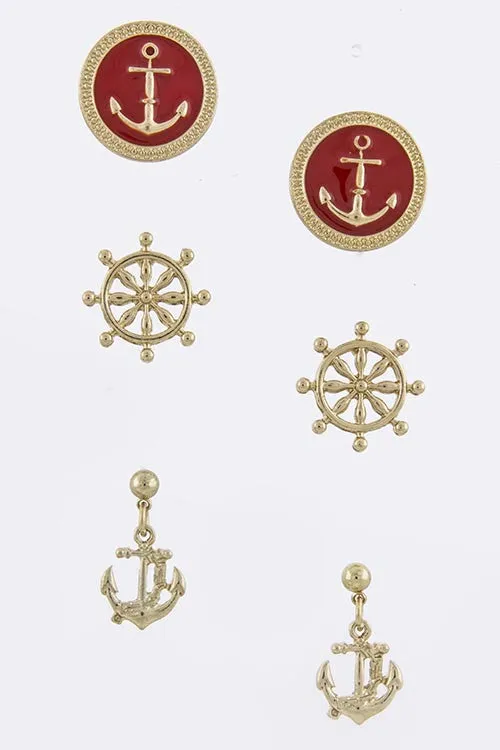 Nautical Earring Set